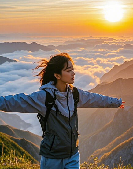 长沙青春湘行旅行社武功山旅行图