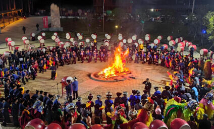 湘西非遗鼓舞活动展示